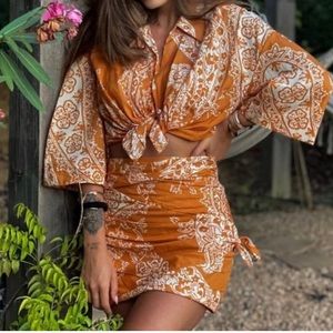 Zara Bandana Skirt size large